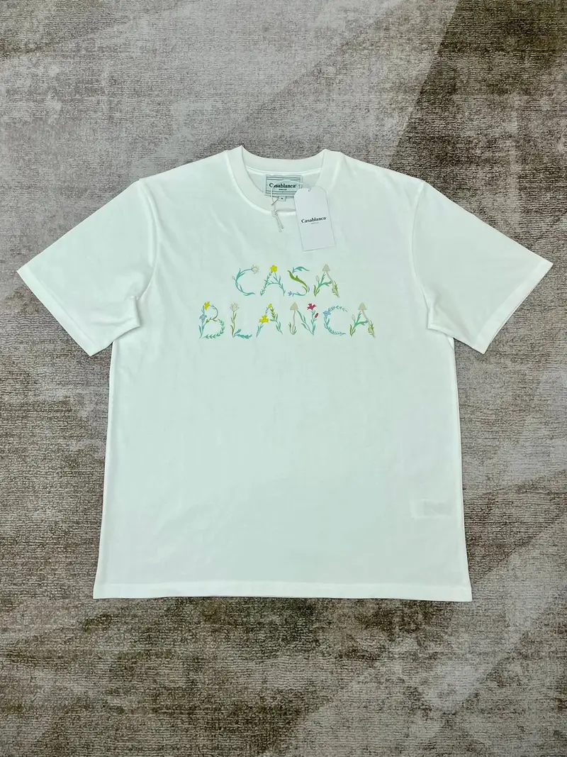 Casablanca T-Shirt — White 15 colorway — USFans Spreadsheet photo