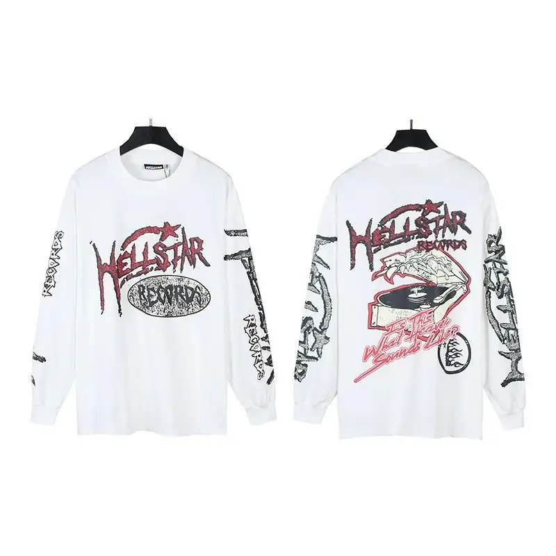 Hellstar Tee Hoodie — 570 white colorway — USFans Spreadsheet photo