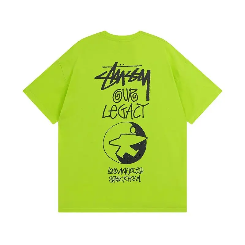 Stussy Tees — 966# fluorescent green colorway — USFans Spreadsheet photo