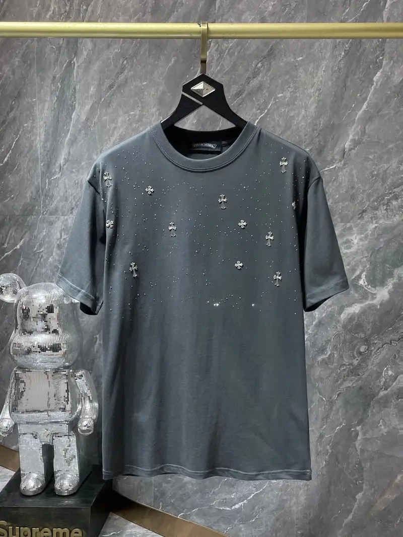 Chrome Hearts Leather Tee — 8761 gray colorway — USFans Spreadsheet photo
