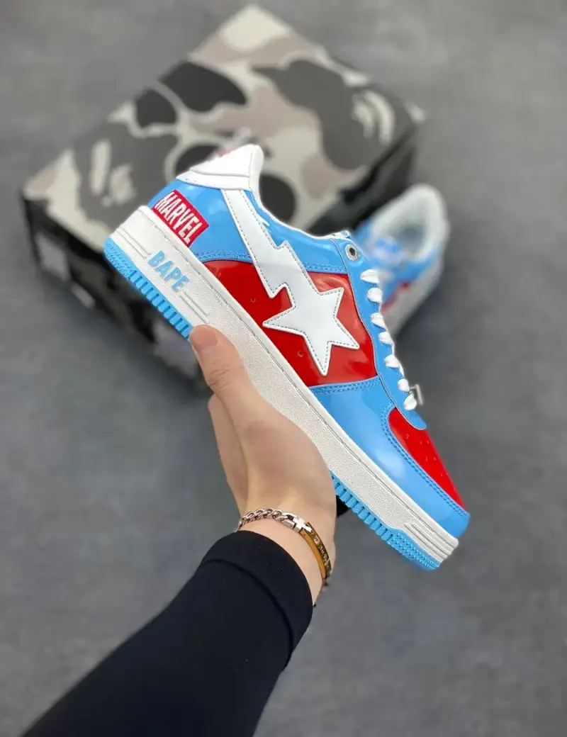 Bape SK8 ( Tons Of Colorways ) — Blue Red colorway — Kakobuy Spreadsheet photo
