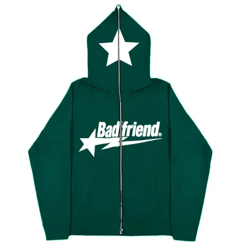Badfriend Hoodie — green colorway — USFans Spreadsheet photo