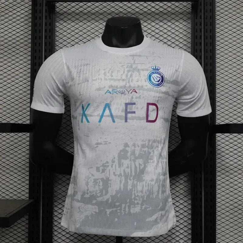 Al-Nassr CR7 Signature Jersey — Player-edition Al-Nassr second away kit colorway — Kakobuy Spreadsheet photo