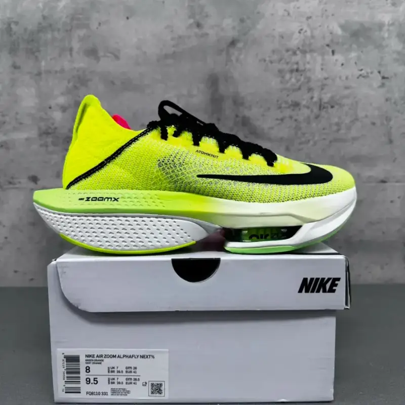 Nike Vaporfly Next% 2 — FQ8110-331 red and green mandarin duck colorway — USFans Spreadsheet photo