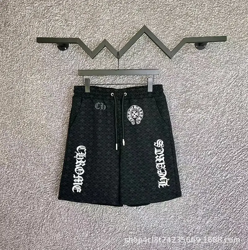 Chrome Hearts Shorts — Black dark pattern D010 colorway — USFans Spreadsheet photo