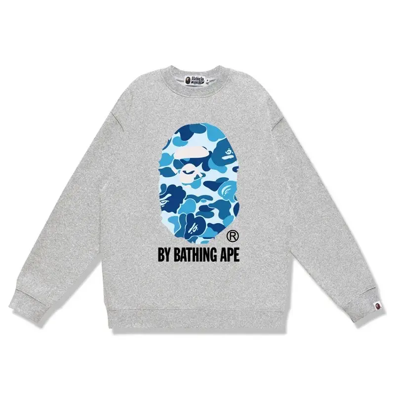Bape Crewneck — W170 gray blue colorway — USFans Spreadsheet photo