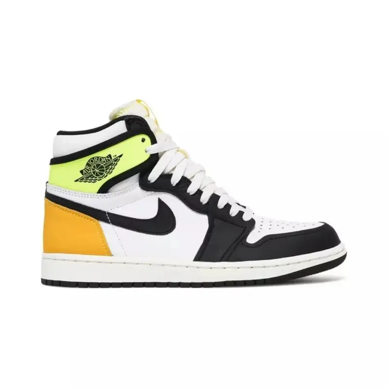 Jordan 1 Prototype — White Black Volt University colorway — USFans Spreadsheet photo