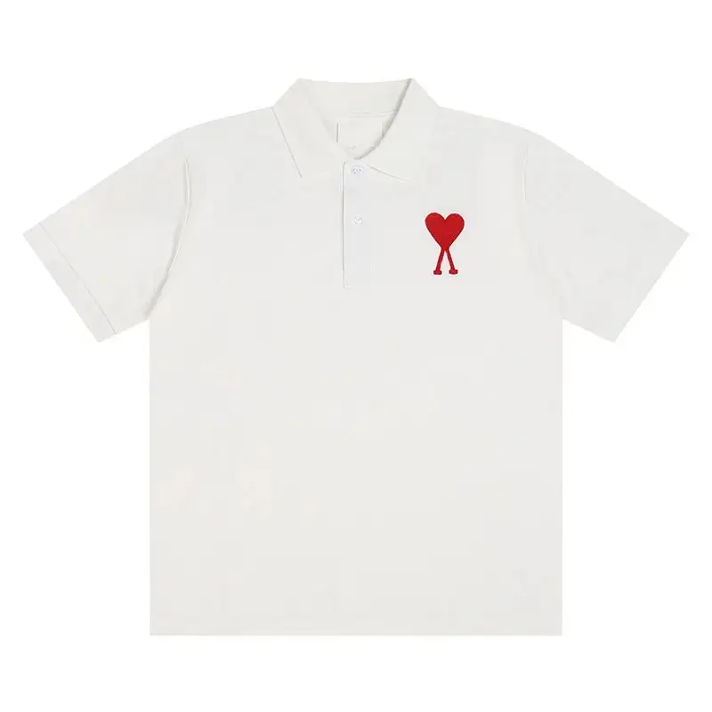 Ami Paris Polo — White-Red -119# colorway — USFans Spreadsheet photo