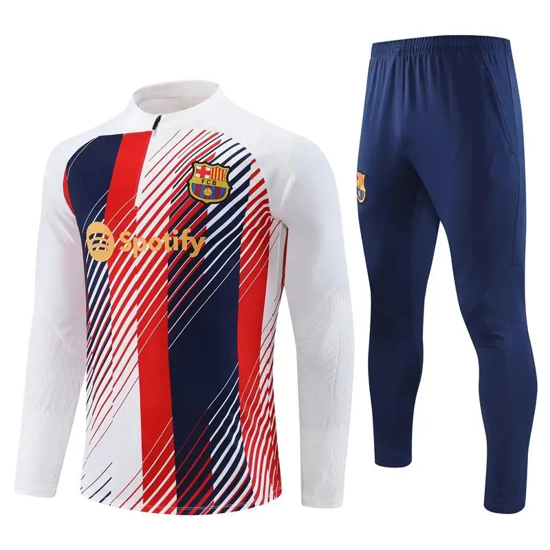 Barcelona Tracksuit — 2324 Barcelona white [camouflage]] colorway — USFans Spreadsheet photo