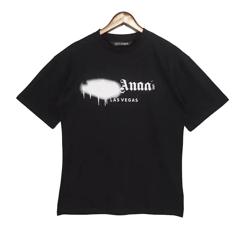 Palm Angels Spray T-Shirt — Black/White colorway — USFans Spreadsheet photo