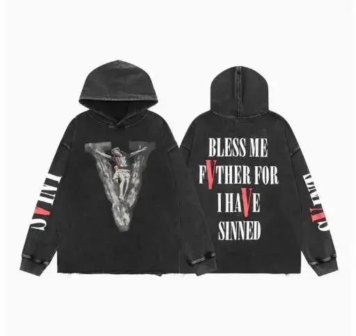 VLONE Hoodie — 6724 wash water black colorway — Kakobuy Spreadsheet photo