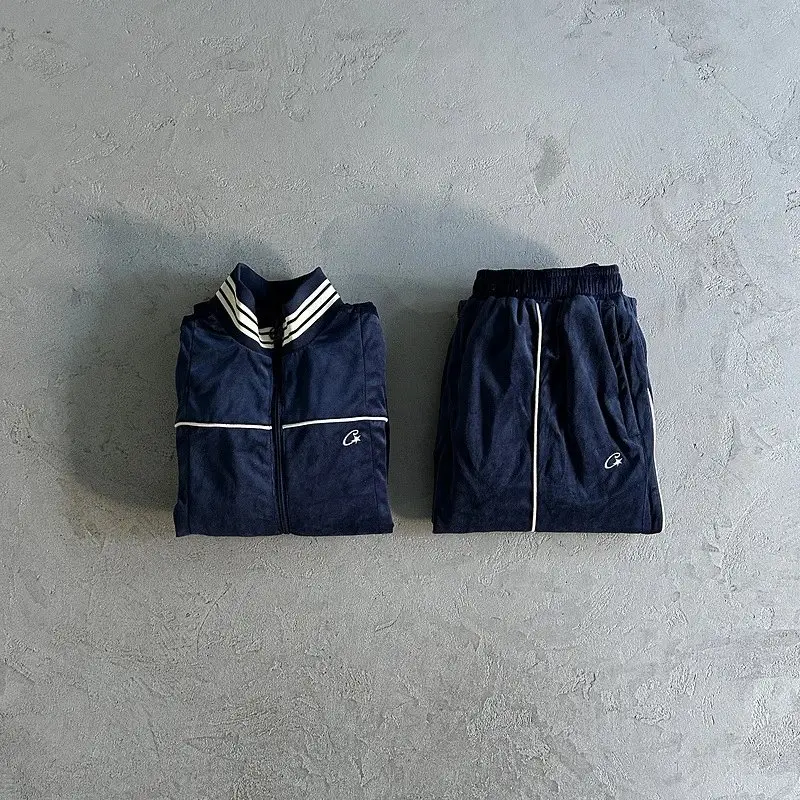 Corteiz Tracksuit Top — blue suit colorway — USFans Spreadsheet photo