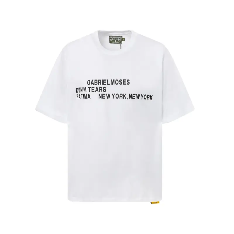 Denim Tears x Offset T-Shirt — D3288-19 white colorway — USFans Spreadsheet photo