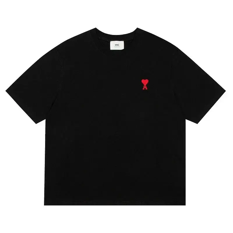 Ami Paris Tees with Small Logo — black colorway — USFans Spreadsheet photo