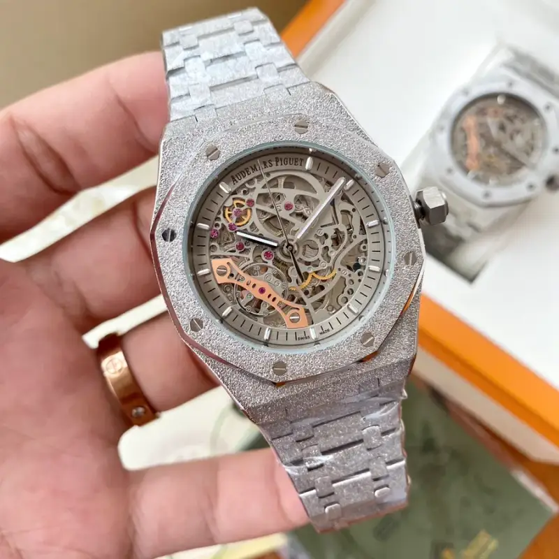 Shiny Audemars Piguet Skeleton Watch — Silver Shell-Gray Plate Steel Strip colorway — USFans Spreadsheet photo