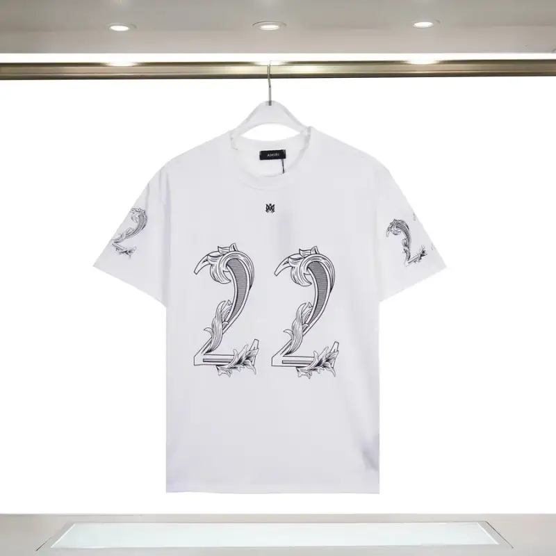 Amiri T-Shirts — 1 White colorway — USFans Spreadsheet photo