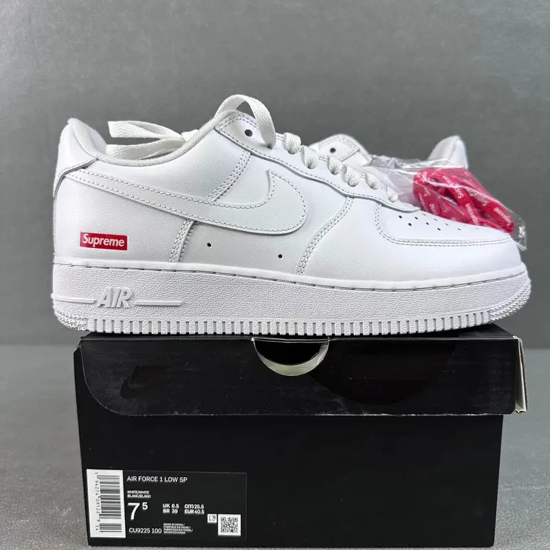 Air Force 1 TS Utopia — G Sup White CU9225-100 colorway — USFans Spreadsheet photo