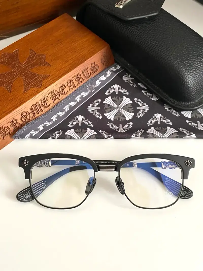 Chrome Hearts Sunglasses — Matte black colorway — USFans Spreadsheet photo