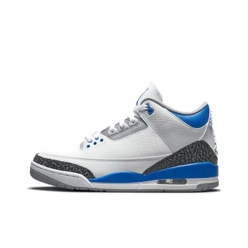 Jordan 3 "Balvin" — Aj3 Racing Blue colorway — USFans Spreadsheet photo