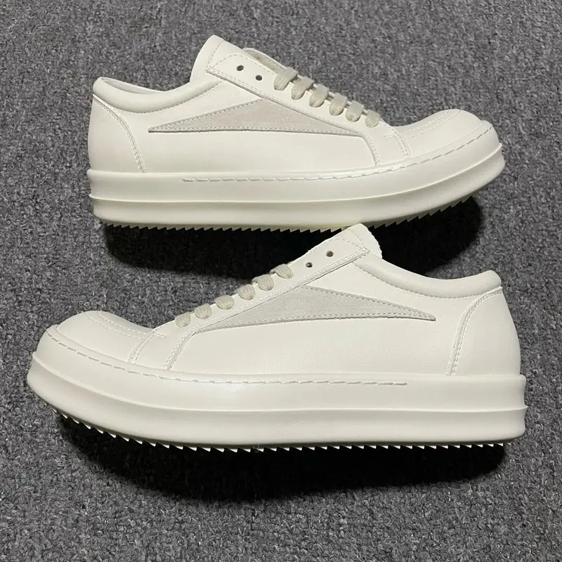 Rick Owens Shoes — RO Infringement White Leather colorway — Kakobuy Spreadsheet photo