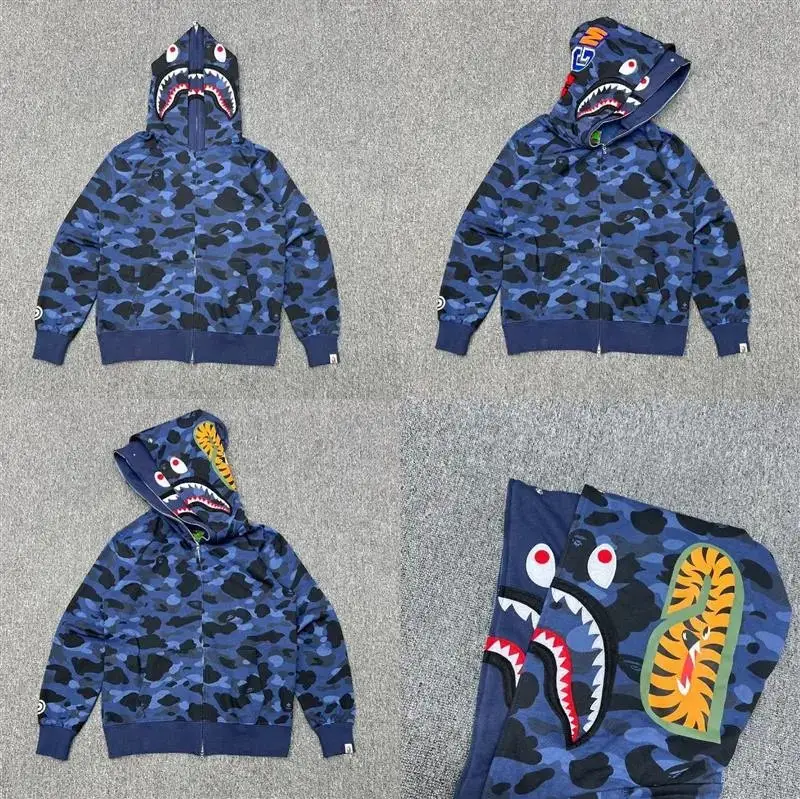 Bape Shark (Best Batch) — XX232 double cap blue colorway — USFans Spreadsheet photo