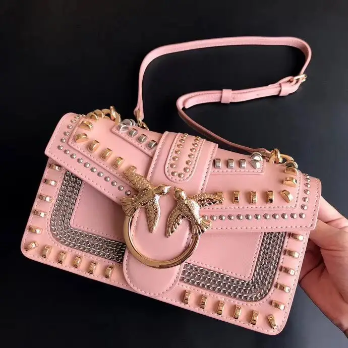 Pinko Bag — 20 rivets, pink, large size colorway — USFans Spreadsheet photo
