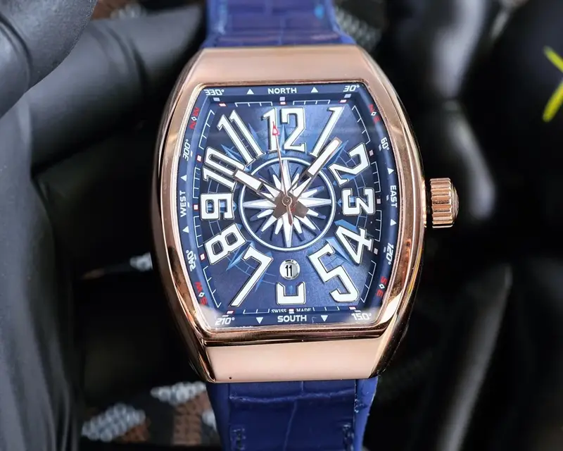 Vanguard Yachting Watch — Rose Gold Shell  Blue Plate Blue Tape colorway — USFans Spreadsheet photo