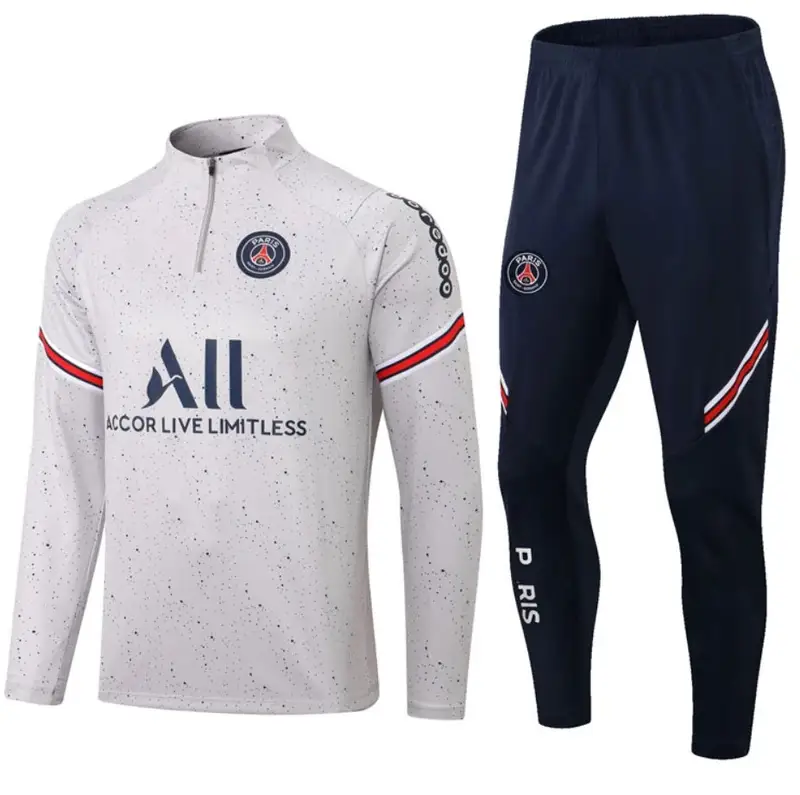 Football Set Tracksuit — 2223 Paris Grey Spotted colorway — USFans Spreadsheet photo