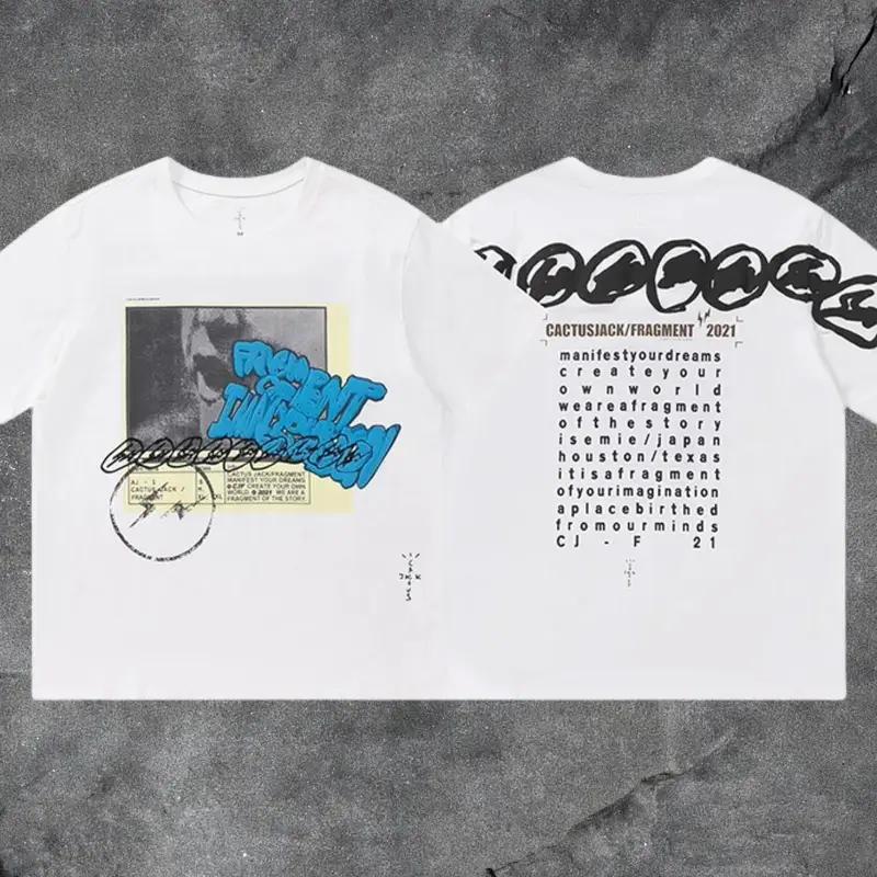 Travis Scott Tee 69cw — White TS11 colorway — Kakobuy Spreadsheet photo
