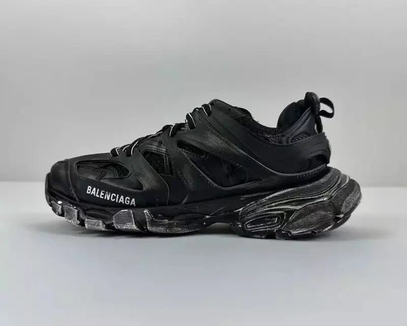 Balenciaga Track Black-White Shoes — 003-21 Old Black 35-46 colorway — Kakobuy Spreadsheet photo