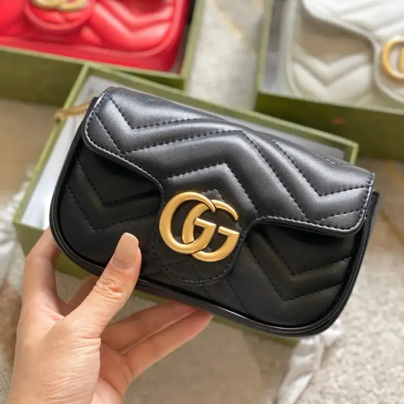 Gucci GG marmont — 17cm black colorway — USFans Spreadsheet photo