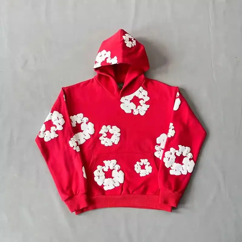 Denim Tears Hoodie ( All Colorways ) — XH01 Red/Sweat/High version colorway — USFans Spreadsheet photo