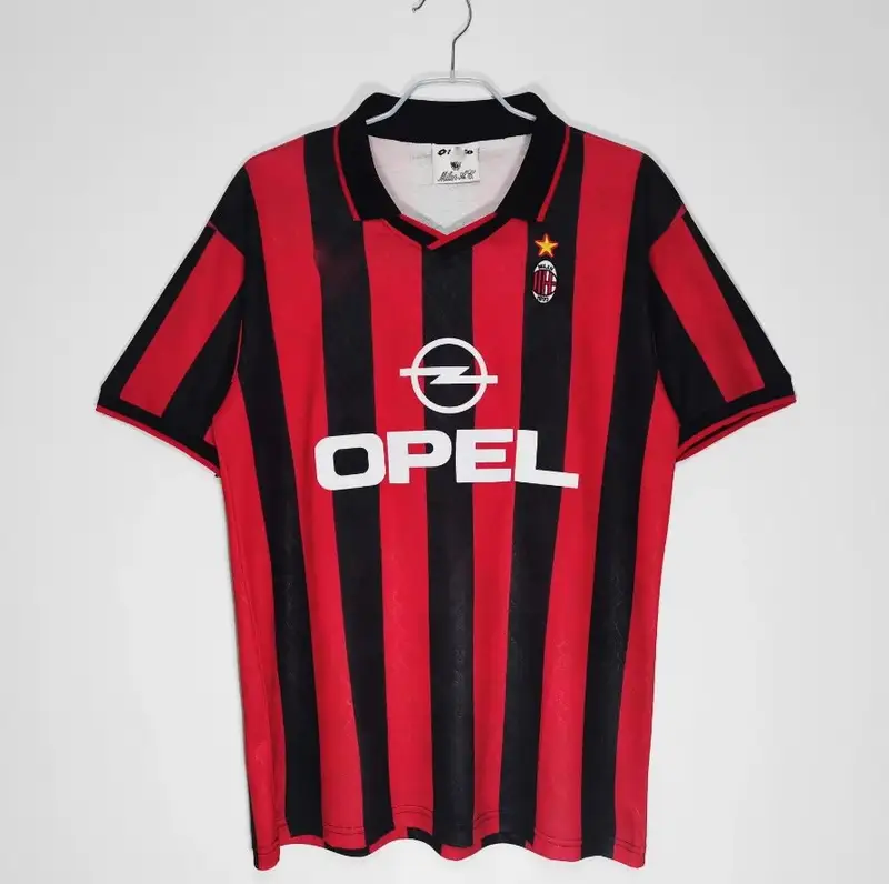 AC Milan Jersey — 9596 season AC Milan at home colorway — Kakobuy Spreadsheet photo