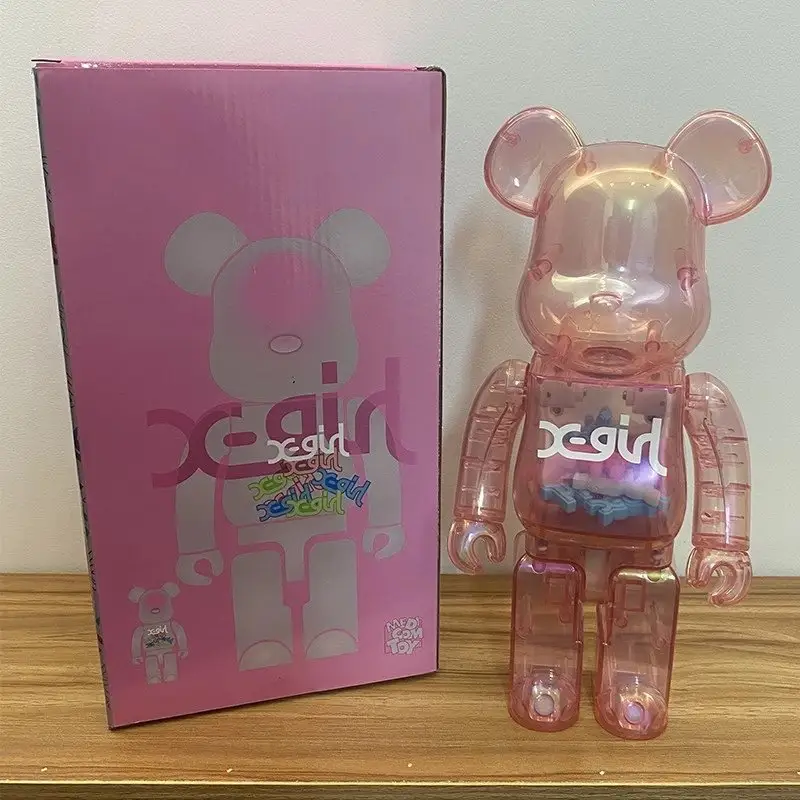 Bearbrick 400% — xg transparent powder colorway — USFans Spreadsheet photo