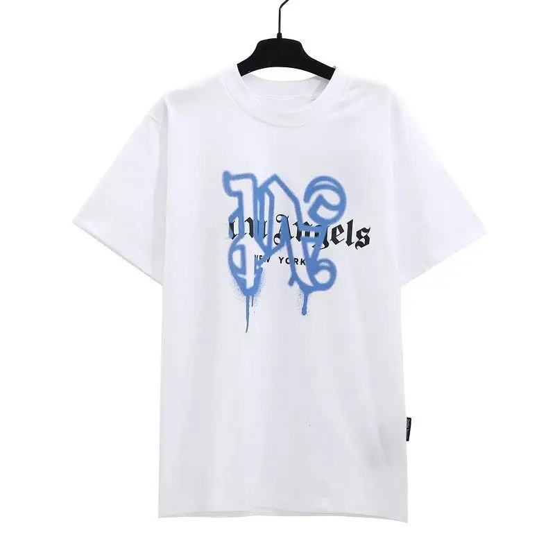 Palm Angels NY T-Shirt — White Blue colorway — USFans Spreadsheet photo