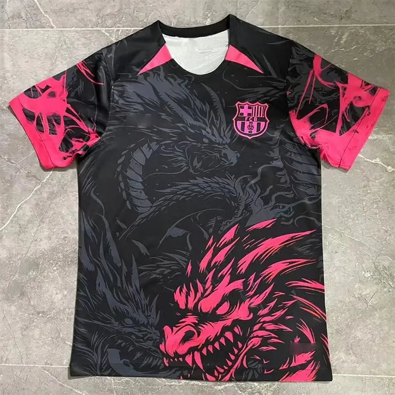 Legia Warszawa 24/25 Home Jersey — 24-25 Barcelona Black Powder Dragon Special Edition colorway — Kakobuy Spreadsheet photo