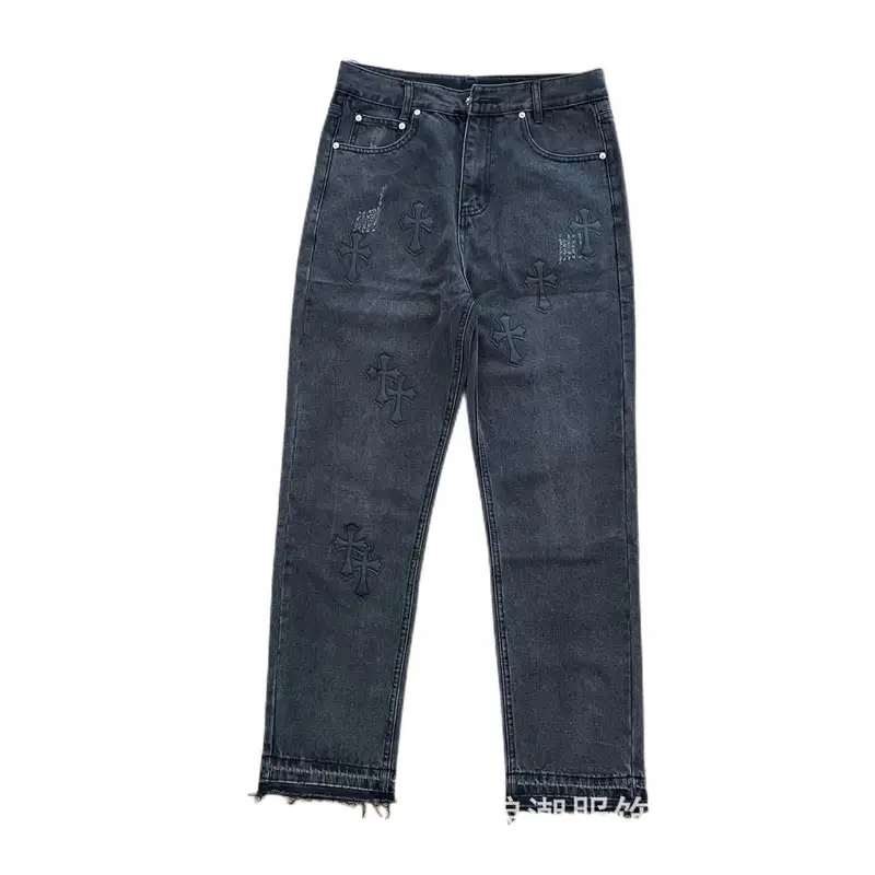 Chrome Hearts Jeans — black black leather colorway — USFans Spreadsheet photo