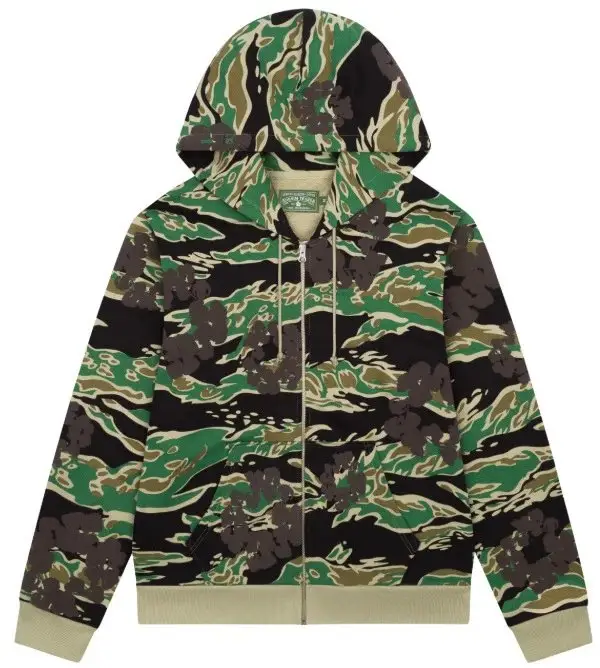 Denim Tears New Zip Hoodie — 6026 Green colorway — Kakobuy Spreadsheet photo