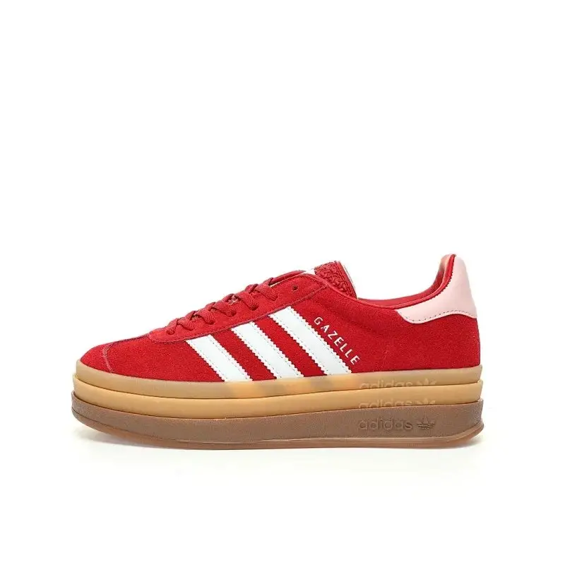 Adidas Originals Gazelle Bold — Red and White ID6997 colorway — Kakobuy Spreadsheet photo