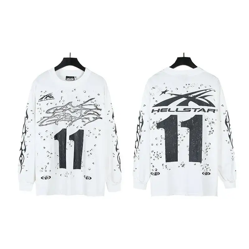 Hellstar Tee Hoodie — 571 white colorway — USFans Spreadsheet photo