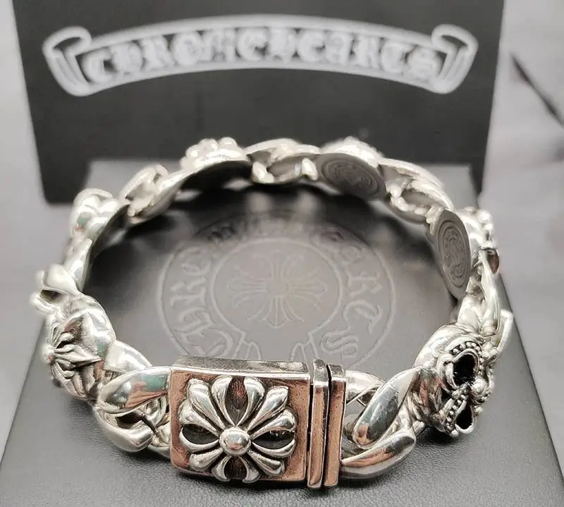 Chrome Hearts Thick Bracelet With Cross — S6 colorway — USFans Spreadsheet photo