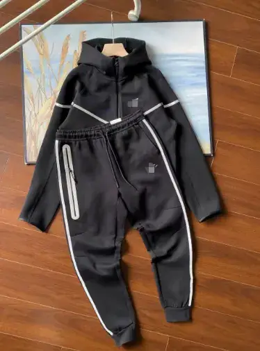 Reflective Tech Fleece Tracksuit — black suit colorway — USFans Spreadsheet photo