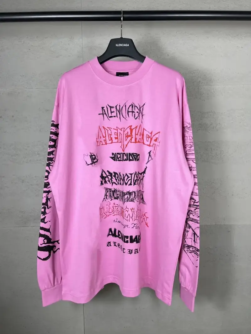 Balenciaga Raver Long Sleeve — Pink colorway — Kakobuy Spreadsheet photo