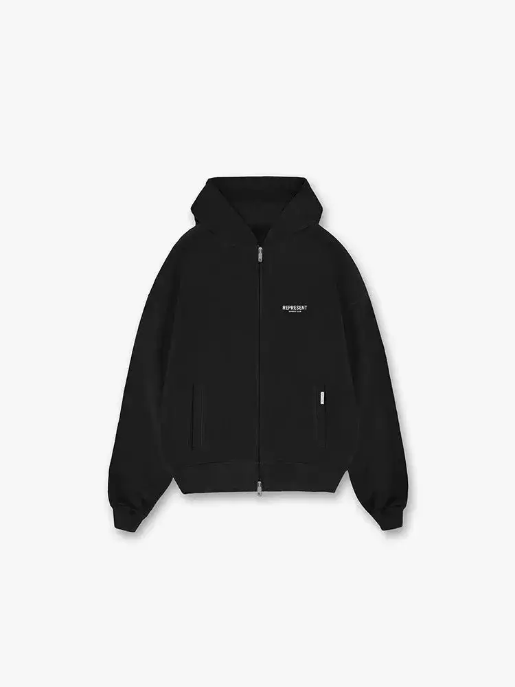 Zip Hoodie Represent — Black colorway — USFans Spreadsheet photo