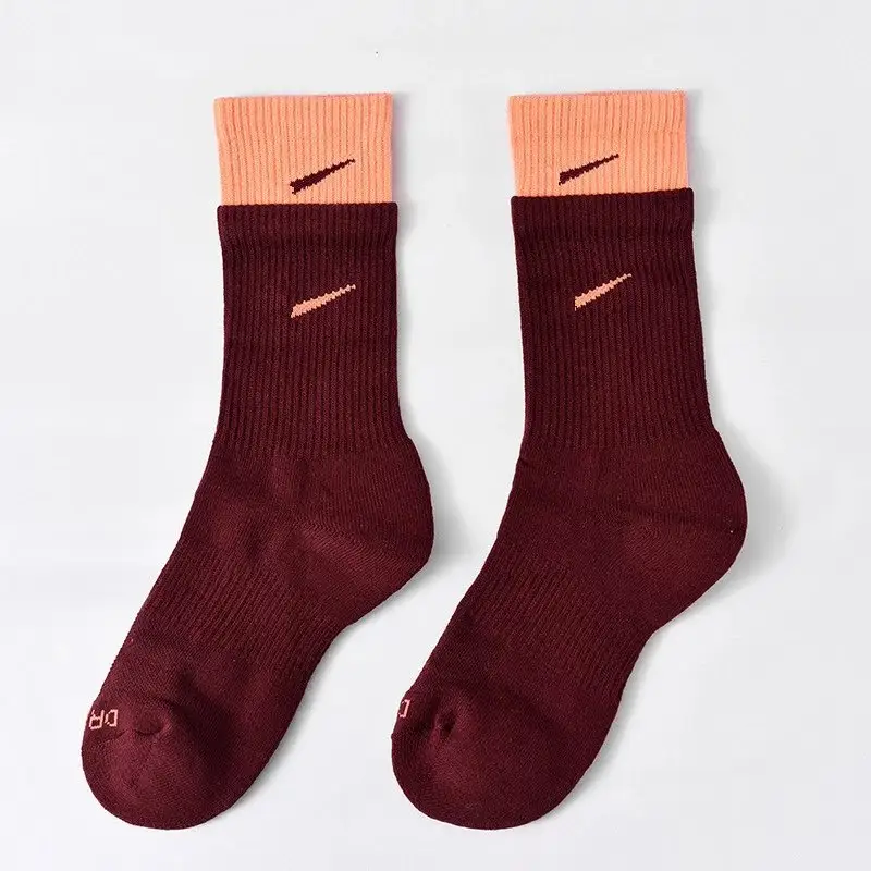 Nike Socks — [High cylinder] wine red-orange colorway — USFans Spreadsheet photo