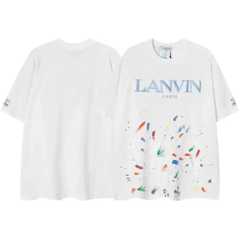 Gallery Dept T-Shirts — 57 White [splash ink embroidery]] colorway — USFans Spreadsheet photo