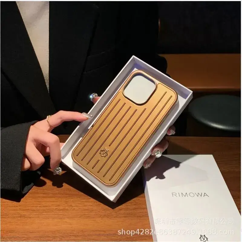 Rimowa iPhone Cases 12-16 Pro Max — Classic gold-with packaging colorway — USFans Spreadsheet photo