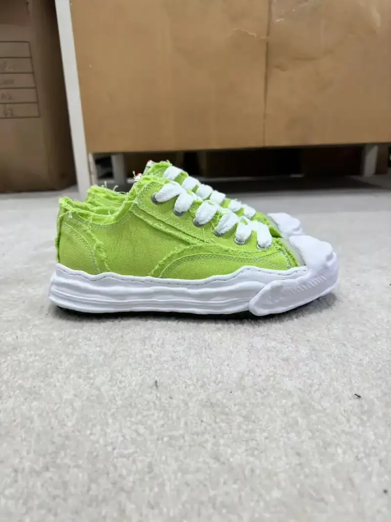 Mihara Yasuhiro Shoes — Fluorescent green colorway — Kakobuy Spreadsheet photo
