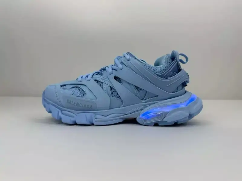 Balenciaga Track LED Shoes — 103-10 light blue 35-46 colorway — USFans Spreadsheet photo