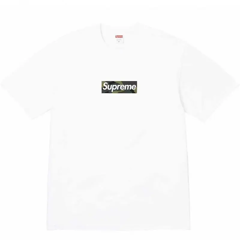 Supreme T-Shirts Cross-Logo — B353 camouflage white colorway — Kakobuy Spreadsheet photo